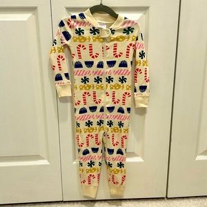 NWT Hanna Andersson Holiday Onesie 2T